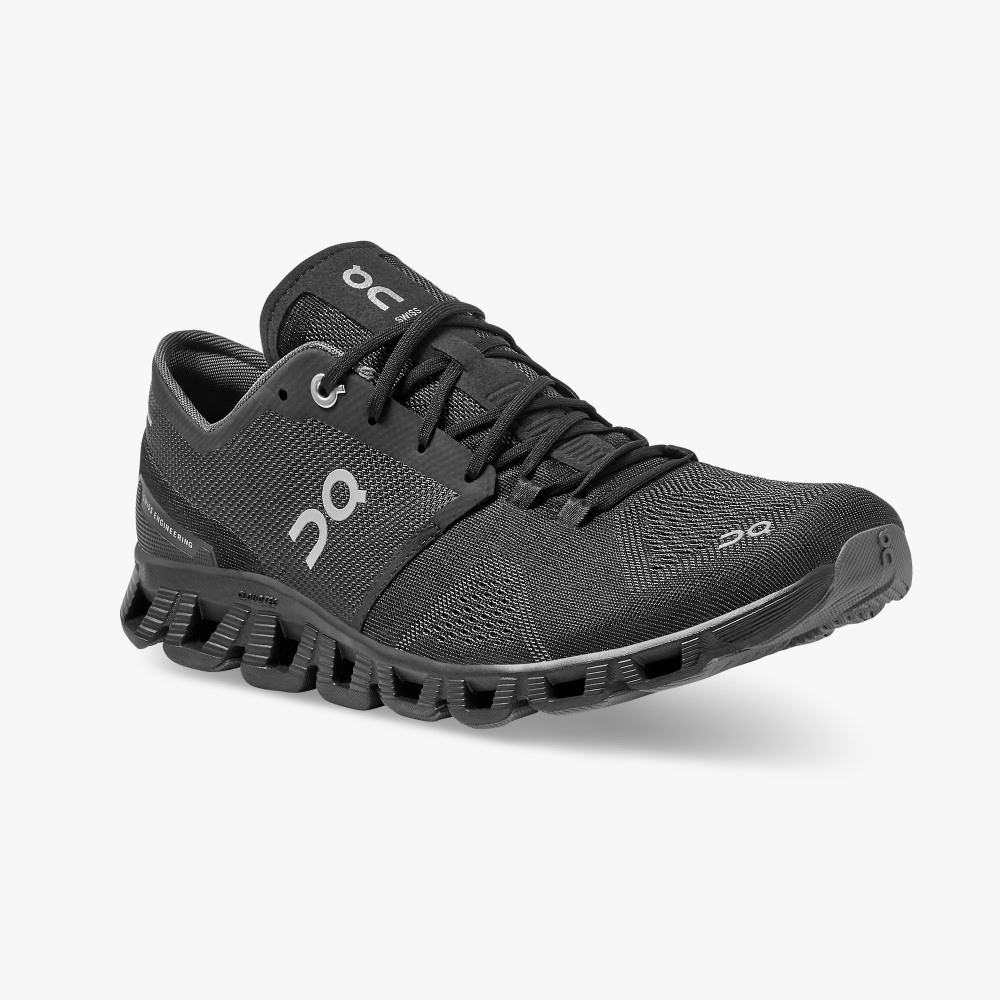 Buty Do Biegania Szosowe Męskie On Running Cloud X Czarne | EXR4618TG