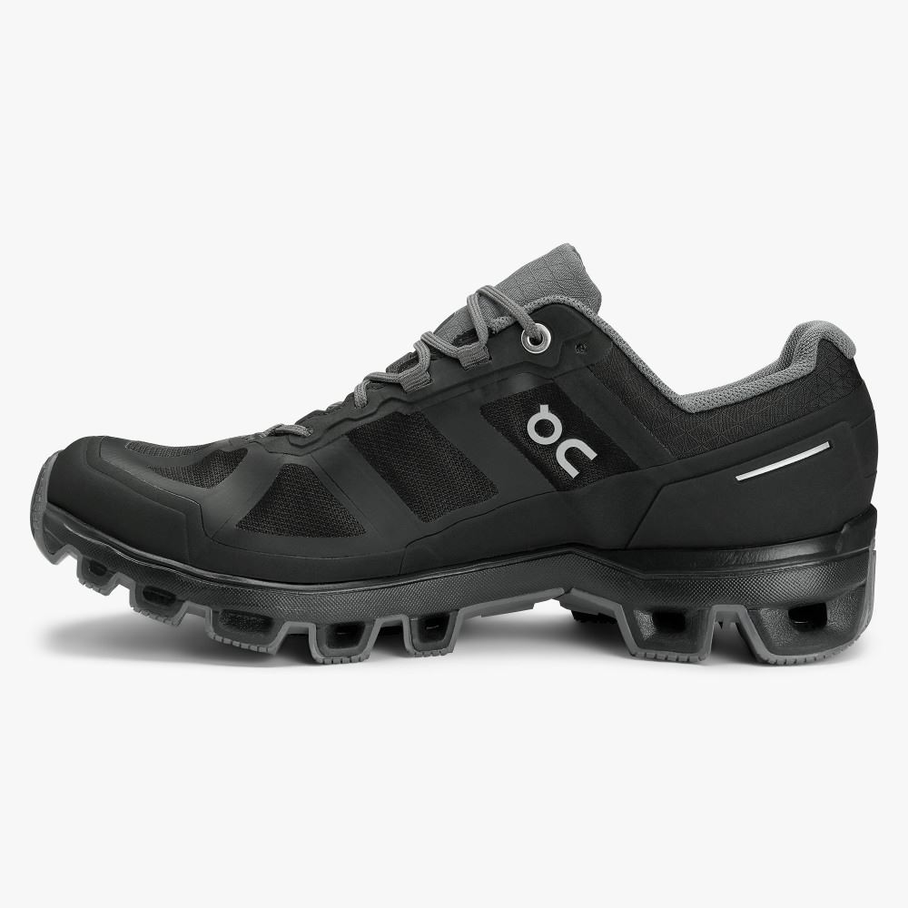 Buty Do Biegania W Terenie Damskie On Running Cloudventure Czarne | UTD954TM